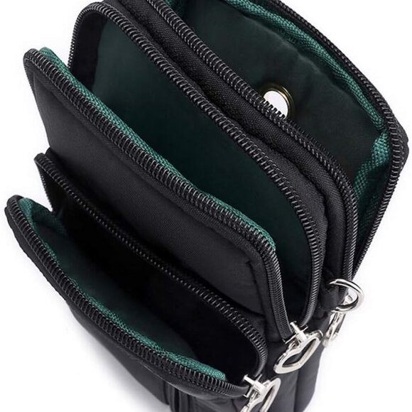 Women Mini Crossbody Wallet Phone Bag Waterproof Pouch Fits Large Phones - Picture 6 of 7